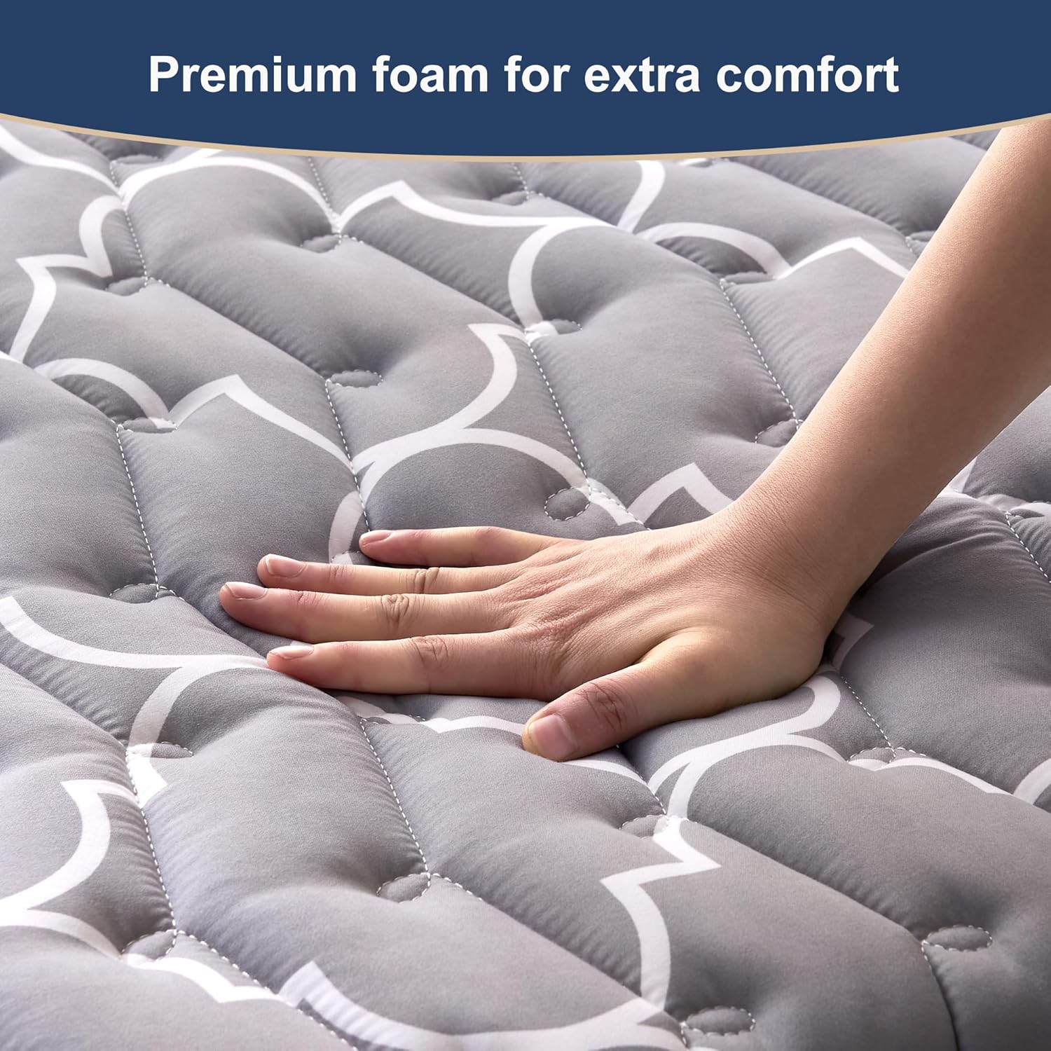 6th Generation Japanese Floor Futon Mattress - Extra-Thick 9-Layer Modern Futon with 100% High-Density Foam, Portable Floor Mattress Sleeping Pad for Adults, Guest Room, Dormitory, Twin XL (39"X80") - Image 5